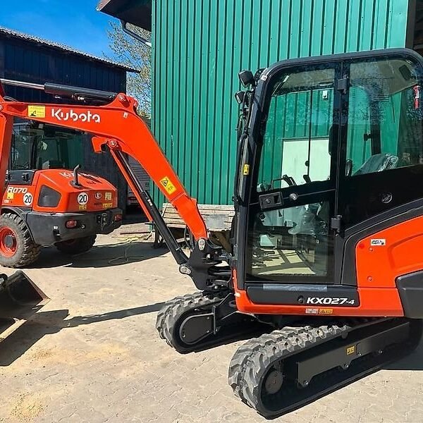 Mini pelle Kubota KX027-4 diesel 2,59T – TP