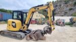 Mini pelle Caterpillar 305E2 diesel 5T – 3 godets – Travaux agricoles