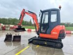 Mini pelle Kubota KX61-3 diesel 2,6T – 3 godets – TP et travaux agricoles – Image 4