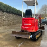 Mini pelle Komatsu PC18MR-3 diesel 1.91T – graissage centralisé – Image 6