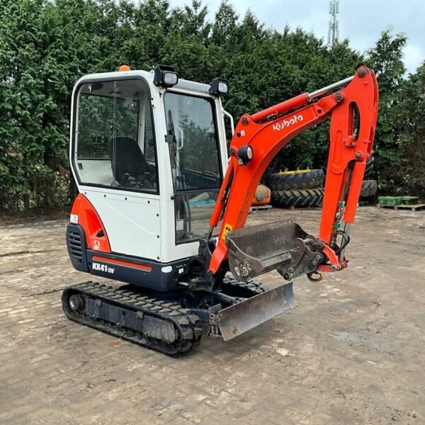 Mini pelle Kubota KX41-3V diesel 1,63T – TP et travaux agricoles