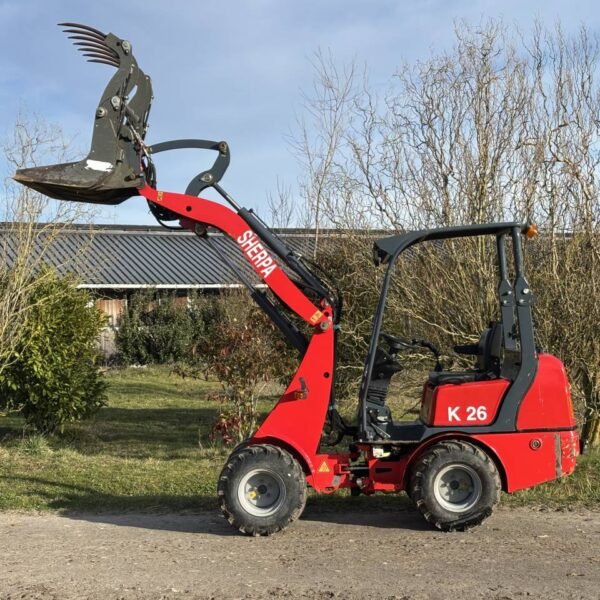 Mini chargeuse Sherpa K26 diesel – Chantier et manutention